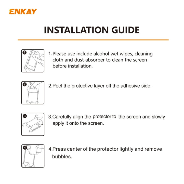 For Xiaomi Mi Band 4 2 PCS ENKAY Hat-Prince 3D Full Screen Soft PC Edge + PMMA HD Screen Protector Film - Screen Protector by ENKAY | Online Shopping South Africa | PMC TechLife | Buy Now Pay Later Mobicred