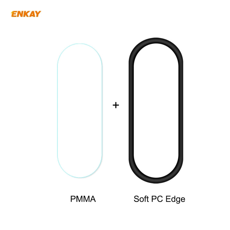 2 PCS For Xiaomi Mi Band 5 ENKAY Hat-Prince 3D Full Screen Soft PC Edge + PMMA HD Screen Protector Film - Screen Protector by ENKAY | Online Shopping South Africa | PMC TechLife | Buy Now Pay Later Mobicred
