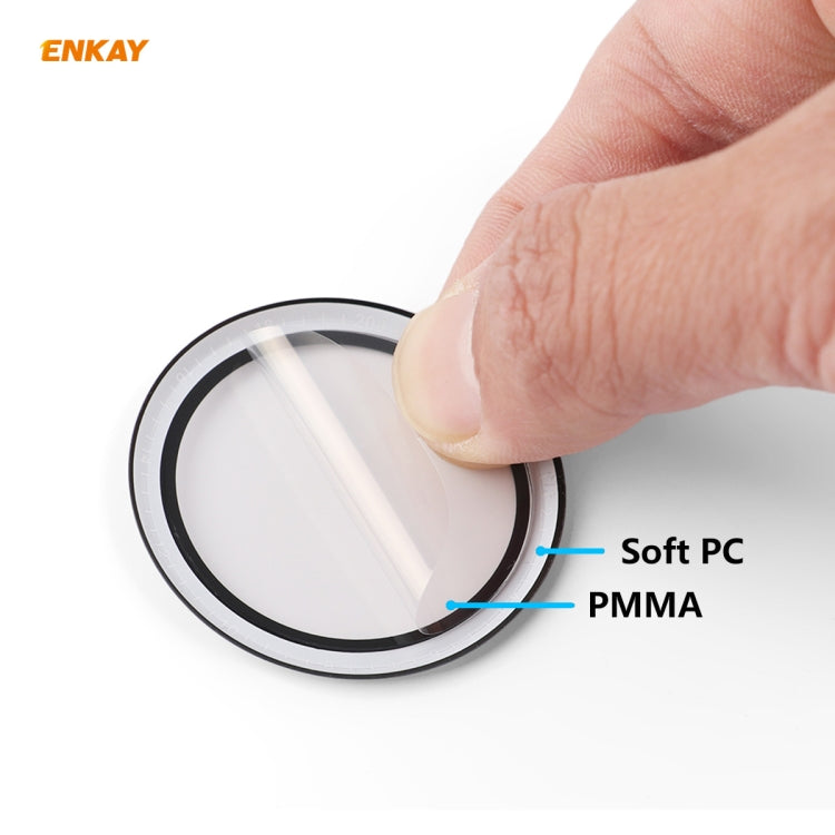 For Huawei Watch GT 2e 46mm ENKAY Hat-Prince 3D Full Screen Soft PC Edge + PMMA HD Screen Protector Film(With Scale) - Screen Protector by ENKAY | Online Shopping South Africa | PMC TechLife | Buy Now Pay Later Mobicred