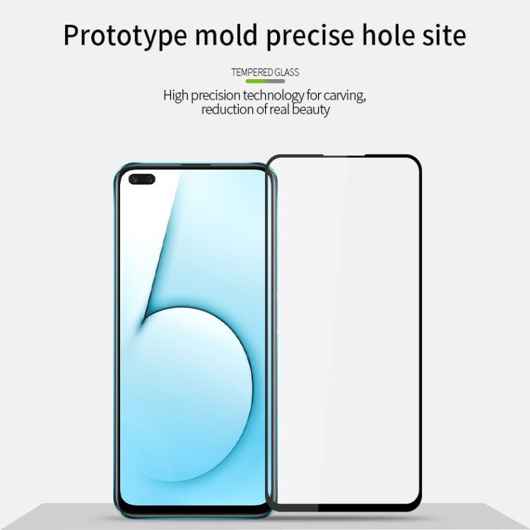 For OPPO Realme X50 PINWUYO 9H 2.5D Full Screen Tempered Glass Film(Black) - free shipping - PMC TechLife - Order now!