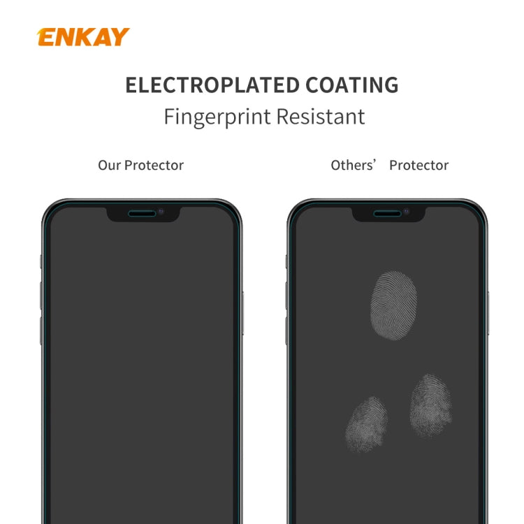 For iPhone 12 / 12 Pro 10pcs ENKAY Hat-Prince 0.26mm 9H 2.5D Curved Edge Explosion-proof Tempered Glass Film - free shipping - PMC TechLife - Order now!