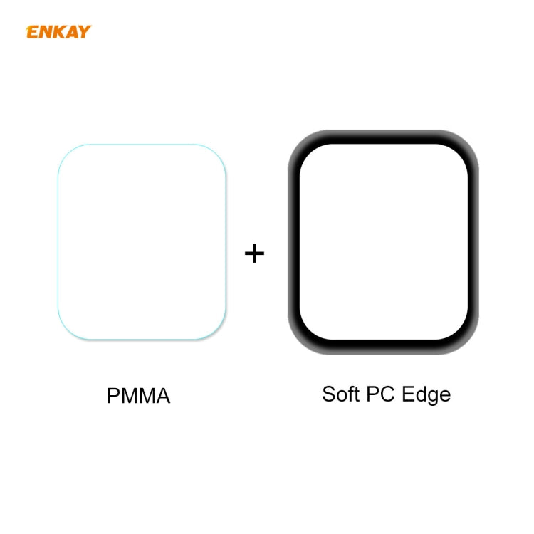 For Apple Watch 6/5/4/SE 44mm 10 PCS ENKAY Hat-Prince 3D Full Screen Soft PC Edge + PMMA HD Screen Protector Film - Watch Cases by ENKAY | Online Shopping South Africa | PMC TechLife | Buy Now Pay Later Mobicred
