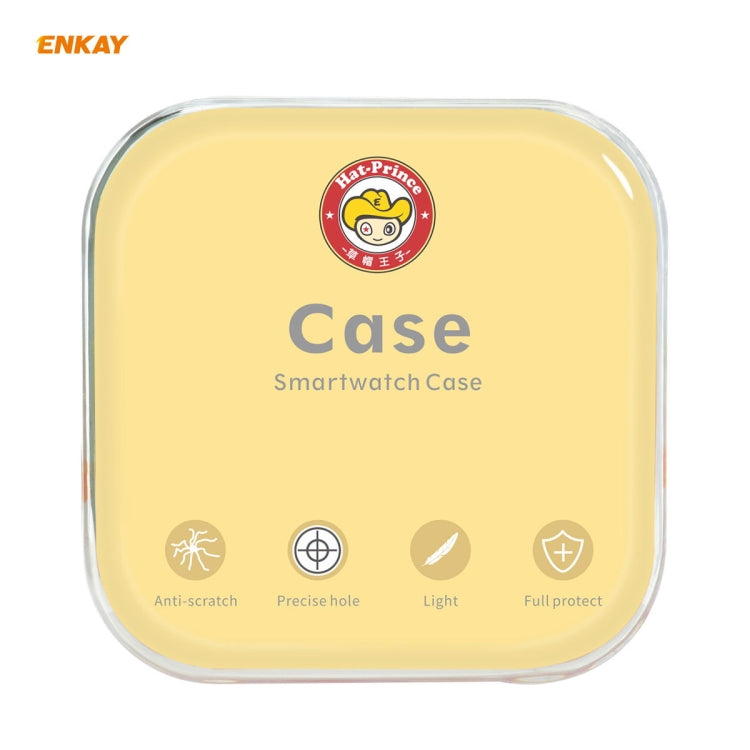 For Fitbit Versa 3 / Fitbit Sense ENKAY Hat-Prince ENK-AC8208 Full Coverage Electroplate TPU Soft Case(Pink) - Watch Cases by ENKAY | Online Shopping South Africa | PMC TechLife | Buy Now Pay Later Mobicred