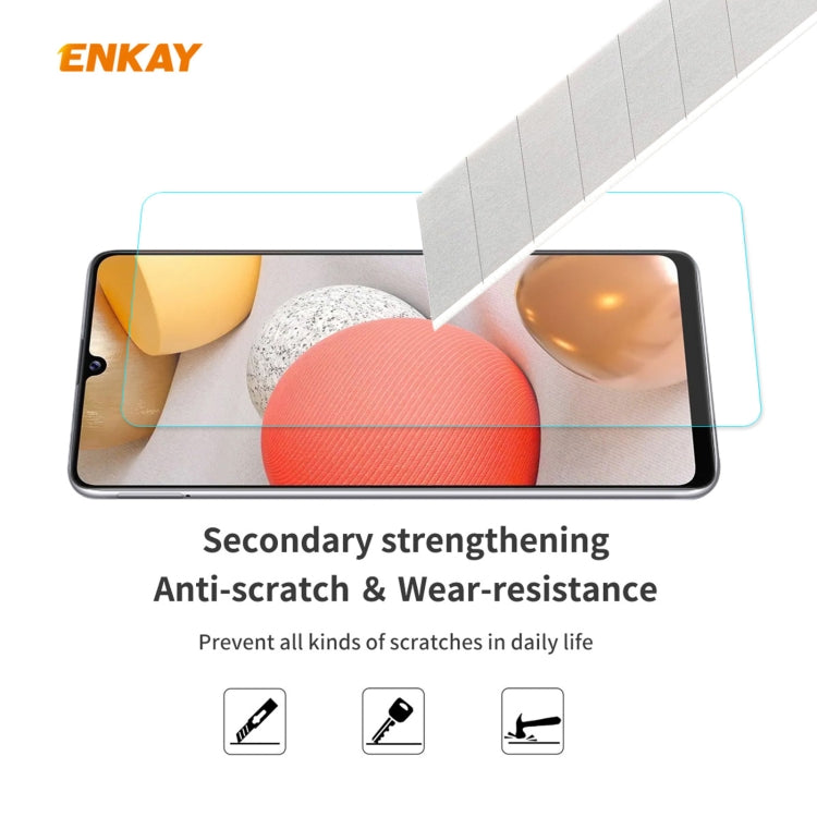 For Samsung Galaxy A42 5G ENKAY Hat-Prince 0.26mm 9H 2.5D Curved Edge Tempered Glass Film - Galaxy Tempered Glass by ENKAY | Online Shopping South Africa | PMC TechLife | Buy Now Pay Later Mobicred