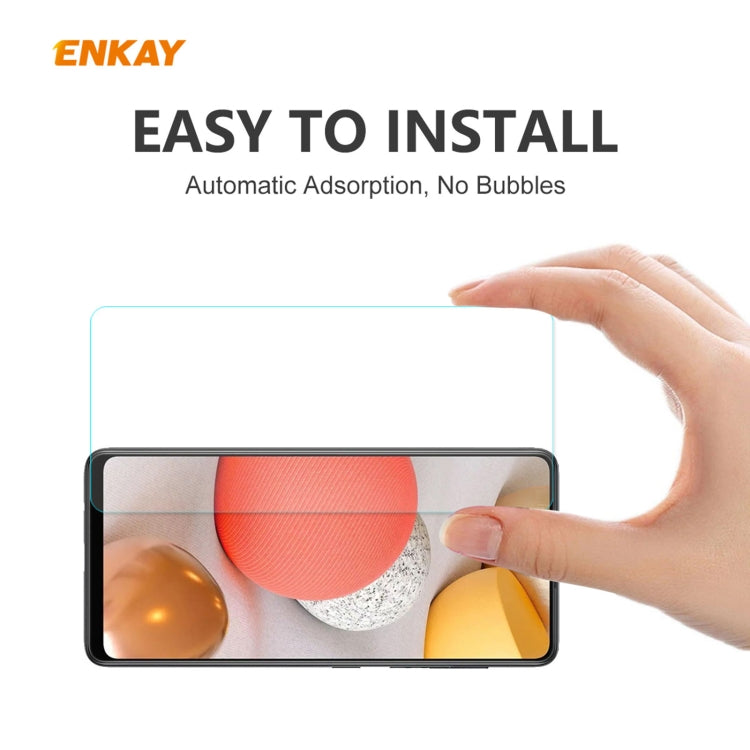 For Samsung Galaxy A42 5G ENKAY Hat-Prince 0.26mm 9H 2.5D Curved Edge Tempered Glass Film - Galaxy Tempered Glass by ENKAY | Online Shopping South Africa | PMC TechLife | Buy Now Pay Later Mobicred