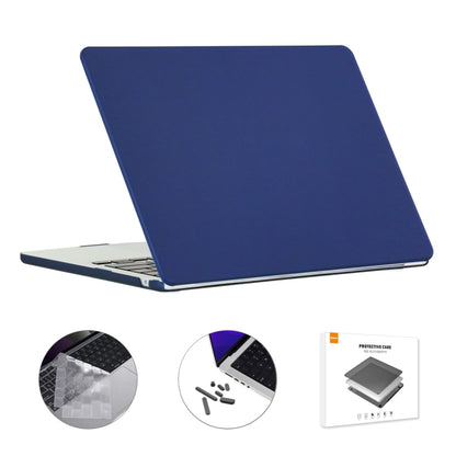 For MacBook Air 13.6 2022 A2681 EU Version ENKAY 3 in 1 Matte Laptop Case with TPU Keyboard Film / Anti-dust Plugs (Peony Blue) - MacBook Air Cases by ENKAY | Online Shopping South Africa | PMC Jewellery