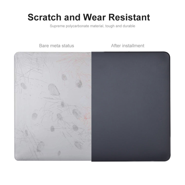 For MacBook Air 13.6 2022/2024 A2681 (M2) / A3113 (M3) ENKAY Matte Laptop Protective Case (Grey) - MacBook Air Cases by ENKAY | Online Shopping South Africa | PMC TechLife | Buy Now Pay Later Mobicred