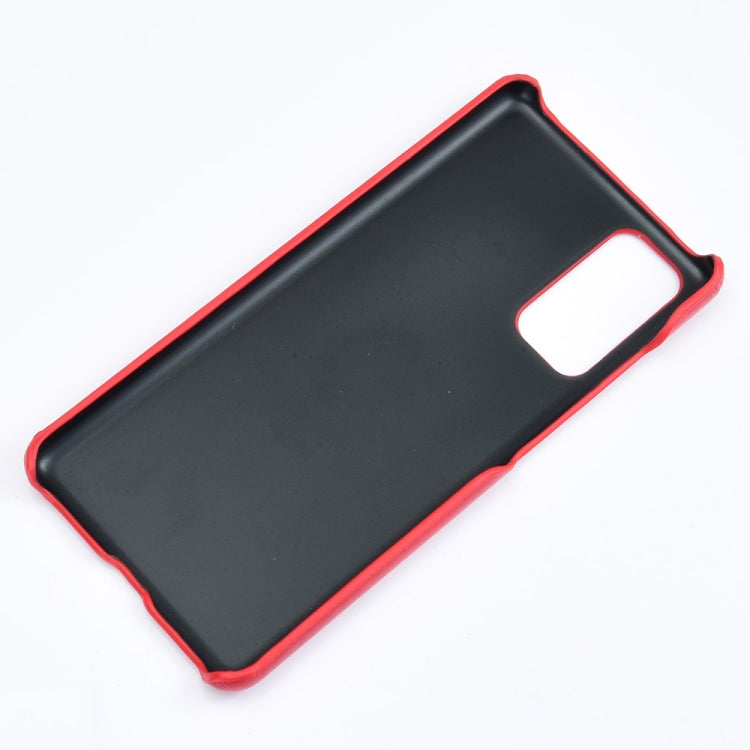 For Samsung Galaxy S20 FE Shockproof Litchi Texture PC + PU Case(Red) - Galaxy S20 FE Cases by NILLKIN | Online Shopping South Africa | PMC Jewellery