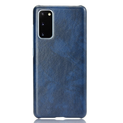 For Samsung Galaxy S20 FE Shockproof Litchi Texture PC + PU Case(Blue) - Galaxy S20 FE Cases by NILLKIN | Online Shopping South Africa | PMC Jewellery