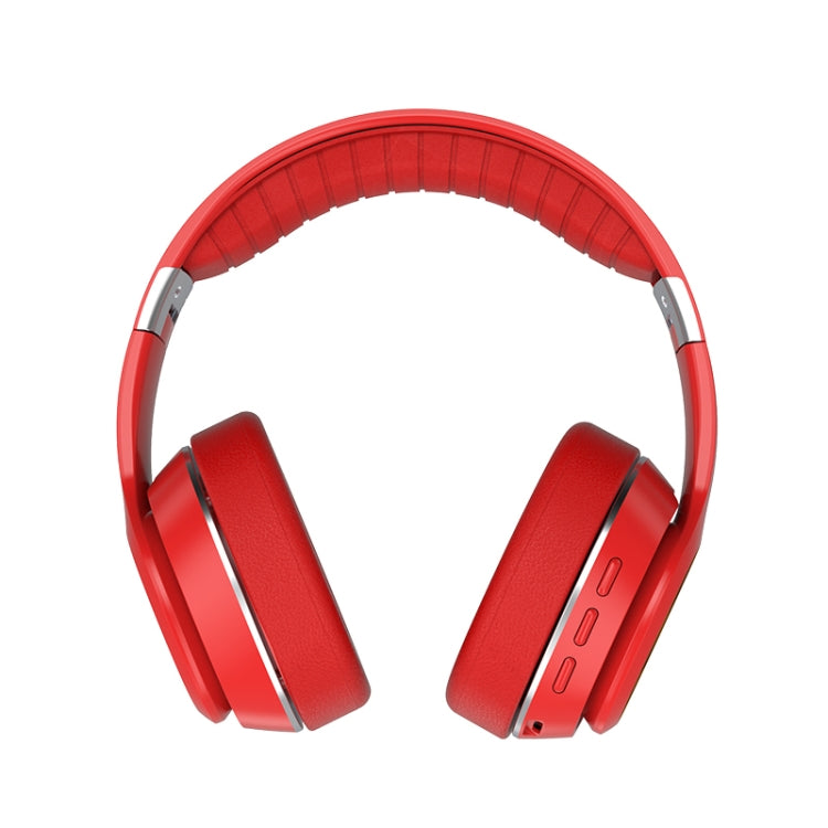 VJ320 Bluetooth 5.0 Head-mounted Foldable Wireless Headphones Support TF Card with Mic(Red) - Headset & Headphone by PMC Jewellery | Online Shopping South Africa | PMC Jewellery
