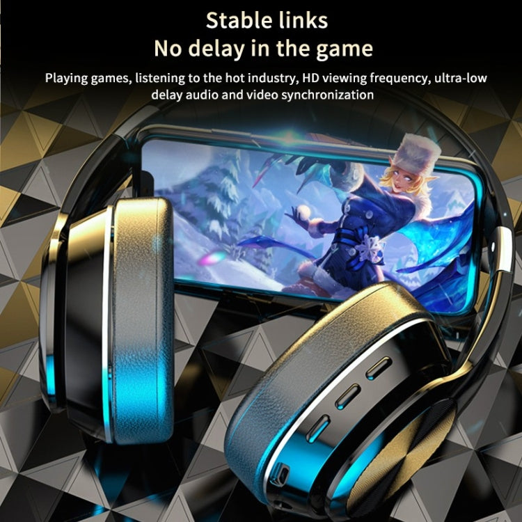 VJ320 Bluetooth 5.0 Head-mounted Foldable Wireless Headphones Support TF Card with Mic(Black) - Headset & Headphone by PMC TechLife | Online Shopping South Africa | PMC TechLife