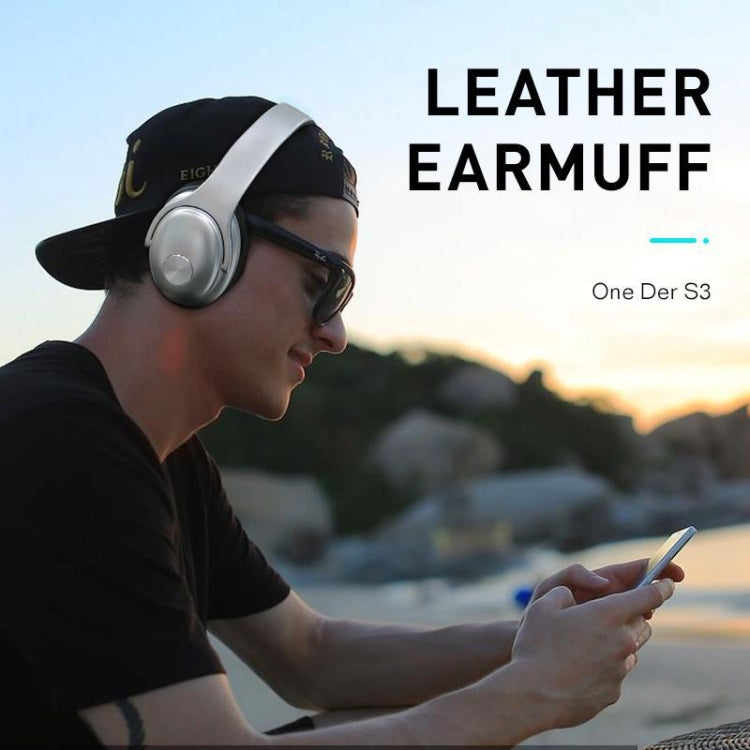 OneDer S3 2 in1 Headphone & Speaker Portable Wireless Bluetooth Headphone Noise Cancelling Over Ear Stereo(Black) - free shipping - PMC TechLife - Order now!