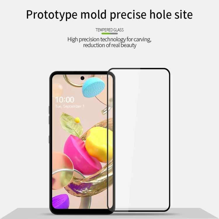 For LG K42 / K52 PINWUYO 9H 2.5D Full Screen Tempered Glass Film(Black) - free shipping - PMC TechLife - Order now!