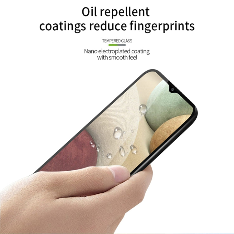For Samsung Galaxy A12 PINWUYO 9H 2.5D Full Screen Tempered Glass Film(Black) - Galaxy Tempered Glass by PINWUYO | Online Shopping South Africa | PMC TechLife | Buy Now Pay Later Mobicred