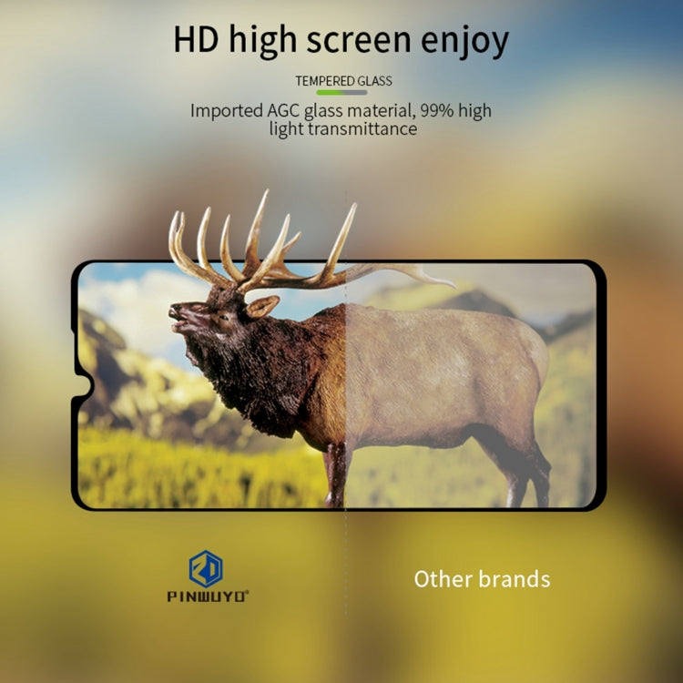 For Samsung Galaxy A12 PINWUYO 9H 2.5D Full Screen Tempered Glass Film(Black) - Galaxy Tempered Glass by PINWUYO | Online Shopping South Africa | PMC TechLife | Buy Now Pay Later Mobicred