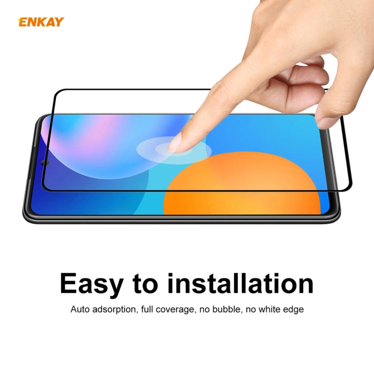 For Huawei P Smart 2021 10 PCS ENKAY Hat-Prince Full Glue 0.26mm 9H 2.5D Tempered Glass Full Coverage Film - Huawei Tempered Glass by PINWUYO | Online Shopping South Africa | PMC TechLife | Buy Now Pay Later Mobicred