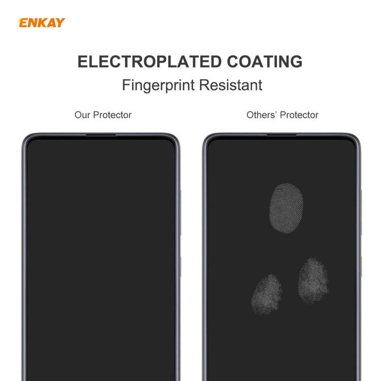 For Huawei P Smart 2021 5 PCS ENKAY Hat-Prince 0.26mm 9H 2.5D Curved Edge Tempered Glass Film - free shipping - PMC TechLife - Order now!