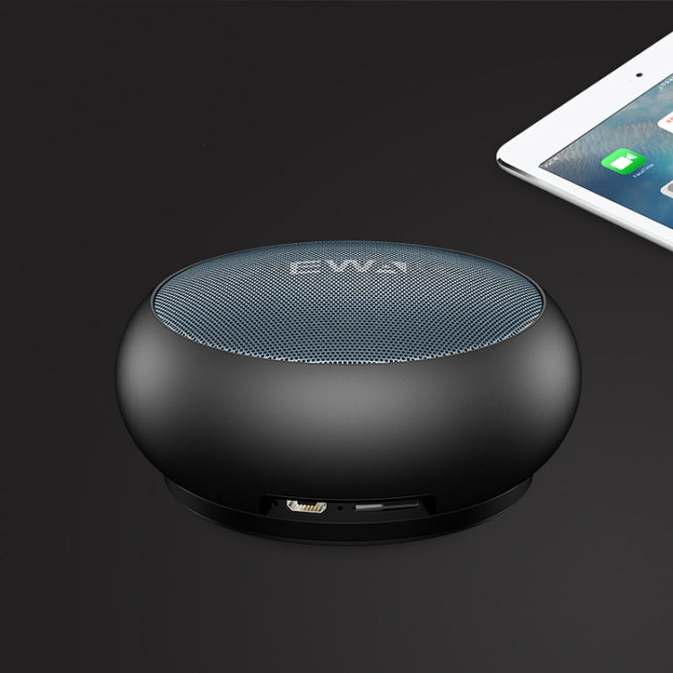 EWA A110 IPX5 Waterproof Portable Mini Metal Wireless Bluetooth Speaker Supports 3.5mm Audio & 32GB TF Card & Calls(Black) - Mini Speaker by EWA | Online Shopping South Africa | PMC TechLife | Buy Now Pay Later Mobicred