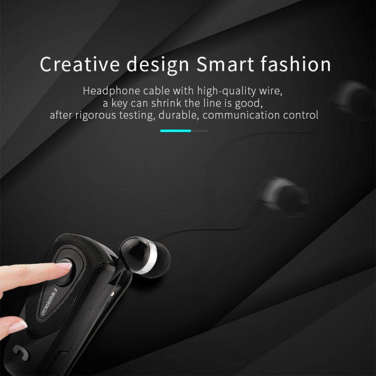 Fineblue F930 CSR4.1 Retractable Cable Caller Vibration Reminder Anti-theft Bluetooth Headset - Bluetooth Earphone by Fineblue | Online Shopping South Africa | PMC TechLife | Buy Now Pay Later Mobicred