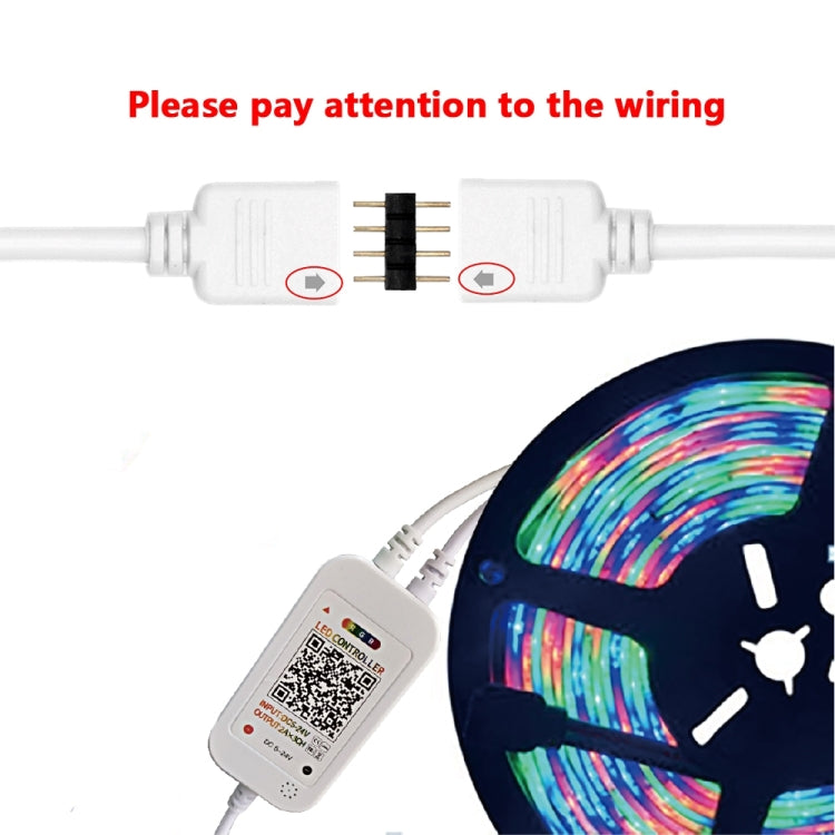 WiFi Smart 4 Pin RGB LED Strip Light Controller APP Remote Voice Control Works with Alexa Echo, 5-24V, type:WiFi 24-keys Controller - RGB Controller by PMC TechLife | Online Shopping South Africa | PMC TechLife