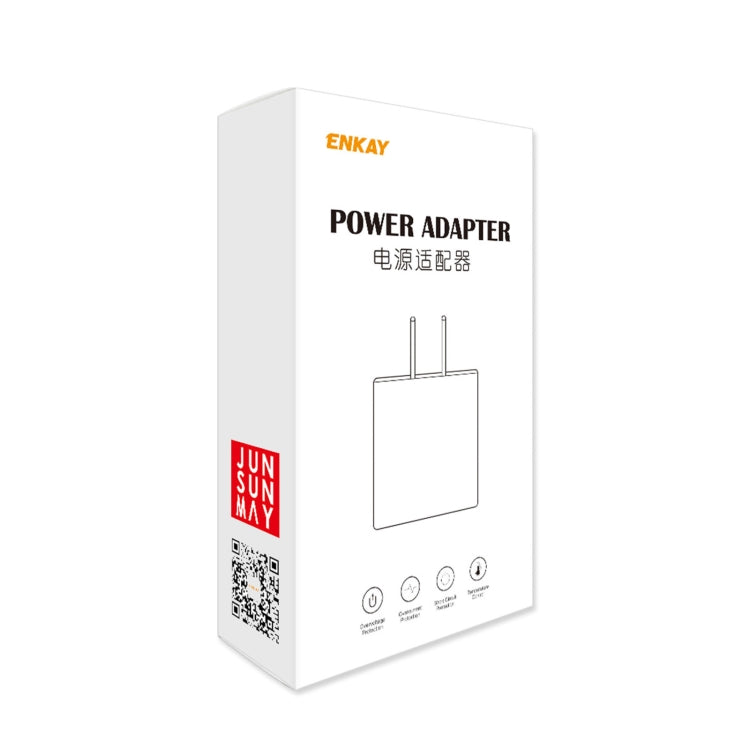 ENKAY Hat-Prince T033 18W 3A QC3.0 Fast Charging Power Adapter EU Plug Portable Travel Charger With 3A 1m Micro USB Cable - free shipping - PMC TechLife - Order now!