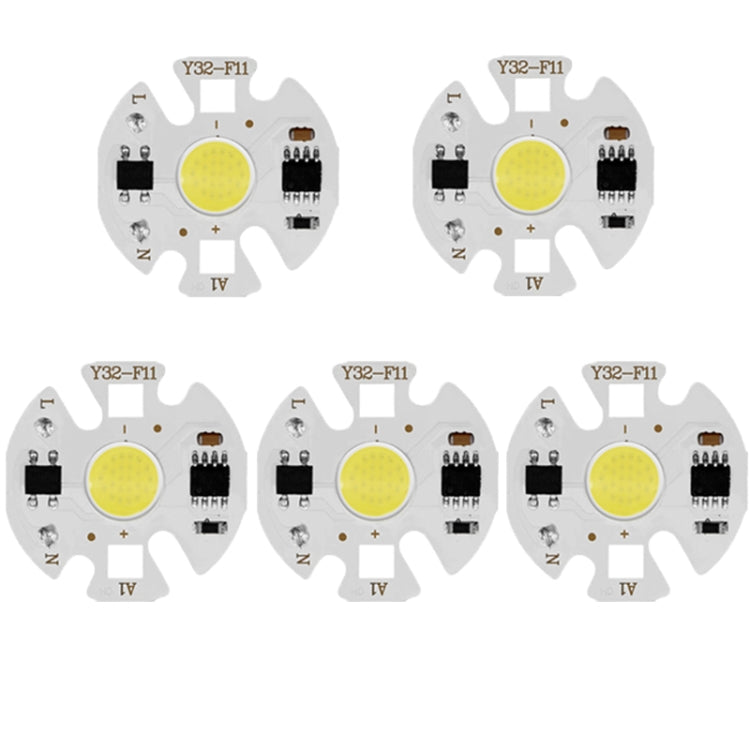 10 PCS COB LED Light Chip AC 220V LED Bulb Light Intelligent IC Driver Bulb Light DIY Spotlight Downlight Chip Outdoor Flood Light(5W���warm white���) - free shipping - PMC TechLife - Order now!