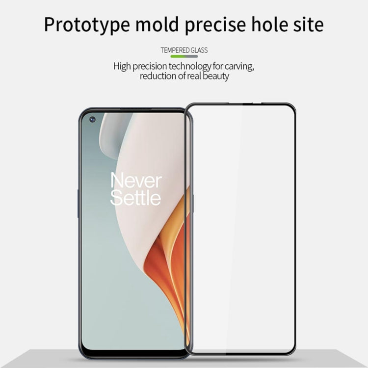 For OnePlus Nord N100 PINWUYO 9H 3D Curved Full Screen Explosion-proof Tempered Glass Film(Black) - OnePlus Tempered Glass by PINWUYO | Online Shopping South Africa | PMC TechLife | Buy Now Pay Later Mobicred