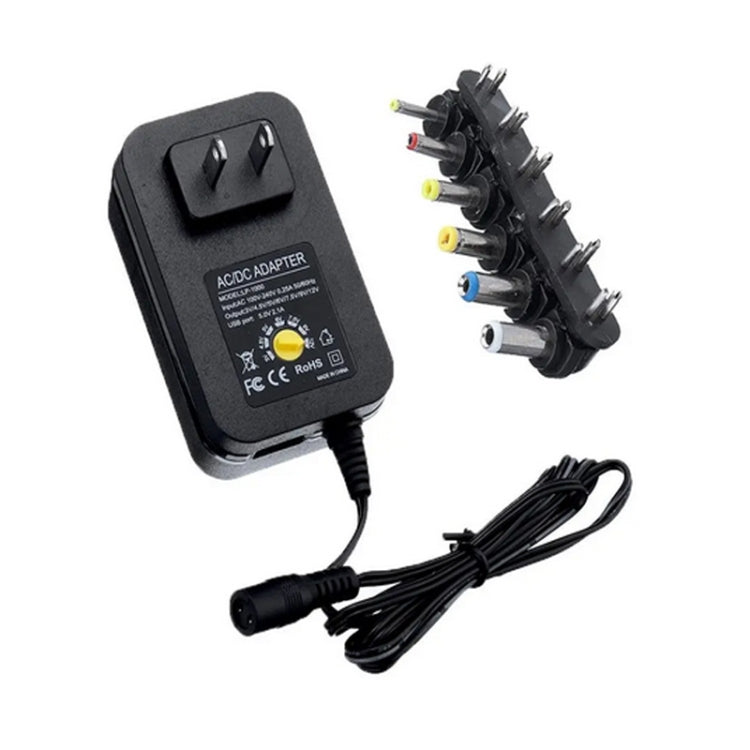 3V 4.5V 5V 6V 7.5V 9V 12V 2A 2.5A AC DC Adapter Adjustable Power Adapter Universal Charger Power Supply 30W(EU Plug) - Power Supplies by PMC Jewellery | Online Shopping South Africa | PMC Jewellery