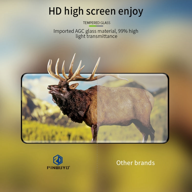For vivo X60 Pro PINWUYO 9H 3D Hot Bending Tempered Glass Film(Black) - vivo Tempered Glass by PINWUYO | Online Shopping South Africa | PMC TechLife | Buy Now Pay Later Mobicred