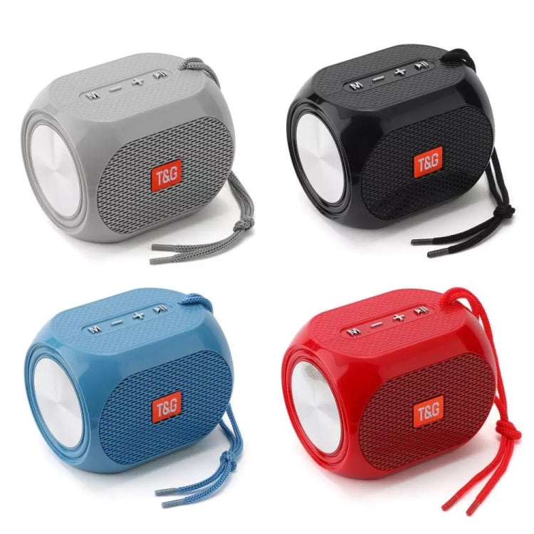 T&G TG196 TWS Subwoofer Bluetooth Speaker With Braided Cord, Support USB/AUX/TF Card/FM(Blue) - Mini Speaker by T&G | Online Shopping South Africa | PMC Jewellery