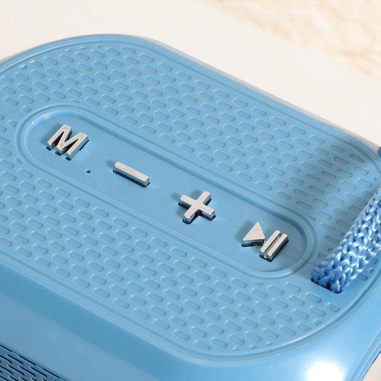 T&G TG196 TWS Subwoofer Bluetooth Speaker With Braided Cord, Support USB/AUX/TF Card/FM(Gray) - Mini Speaker by T&G | Online Shopping South Africa | PMC TechLife | Buy Now Pay Later Mobicred
