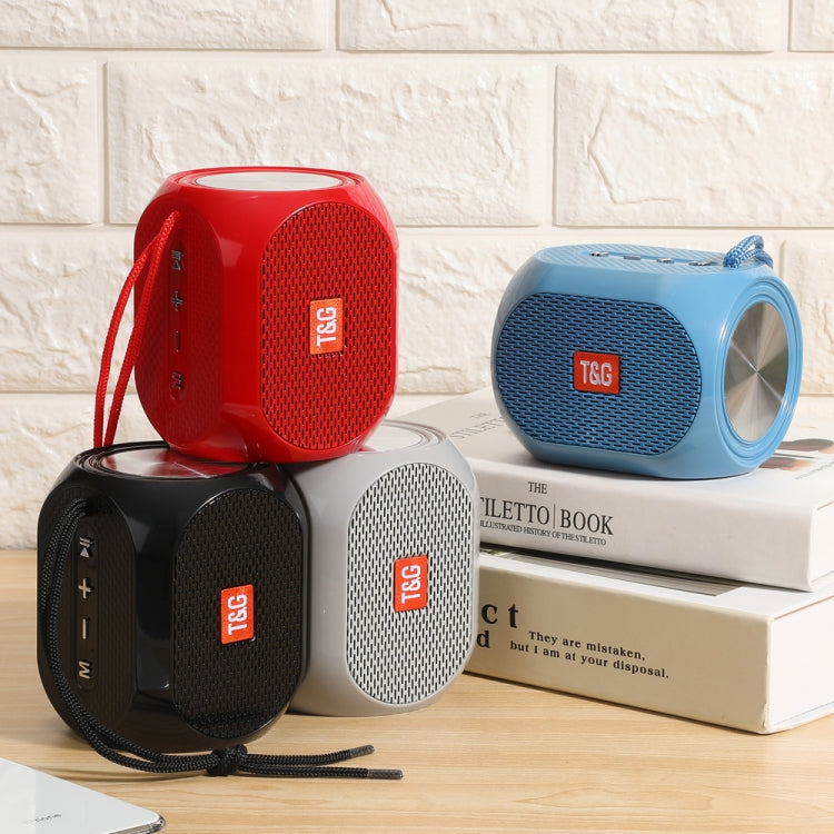 T&G TG196 TWS Subwoofer Bluetooth Speaker With Braided Cord, Support USB/AUX/TF Card/FM(Red) - Mini Speaker by T&G | Online Shopping South Africa | PMC Jewellery