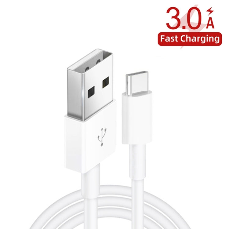 YSY-310QC18W QC3.0 Dual Port USB Car Charger + 3A USB to USB-C / Type-C Data Cable, Cable Length: 1m(Black) - Car Charger by PMC TechLife | Online Shopping South Africa | PMC TechLife