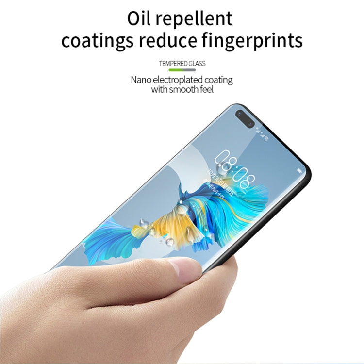 For Huawei Mate 40 PINWUYO 9H 3D Hot Bending Tempered Glass Film(Black) - free shipping - PMC TechLife - Order now!