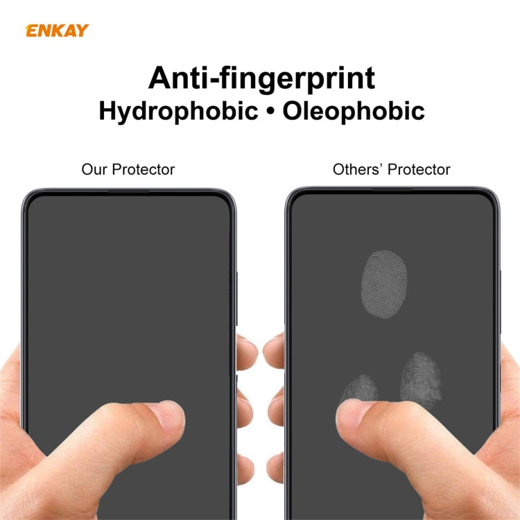 For Xiaomi Redmi 9T 10 PCS ENKAY Hat-Prince Full Glue 0.26mm 9H 2.5D Tempered Glass Full Coverage Film -  by ENKAY | Online Shopping South Africa | PMC Jewellery