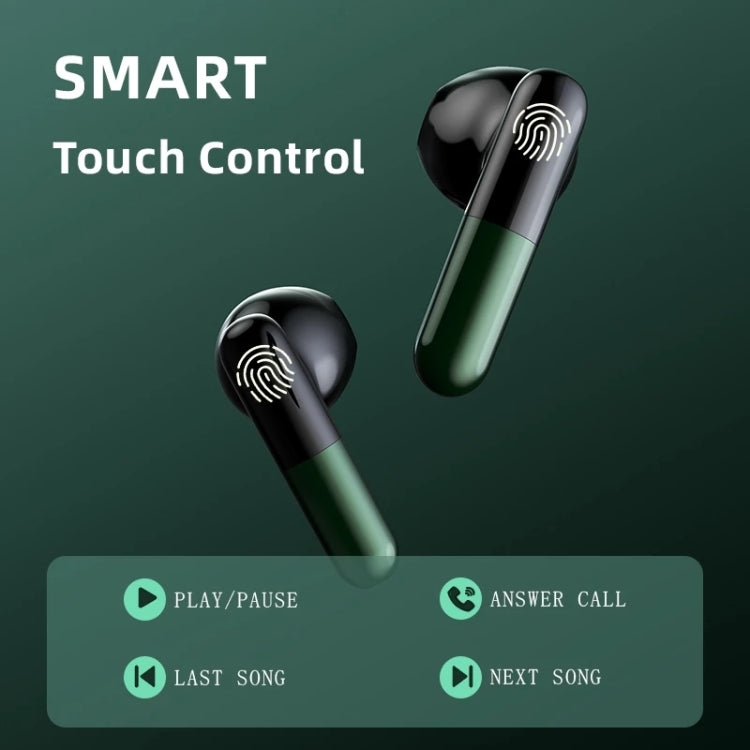 J28 TWS Wireless Bluetooth Earphones LED Digital Display HIFI Music Sport Earphone(Red) - TWS Earphone by PMC TechLife | Online Shopping South Africa | PMC TechLife