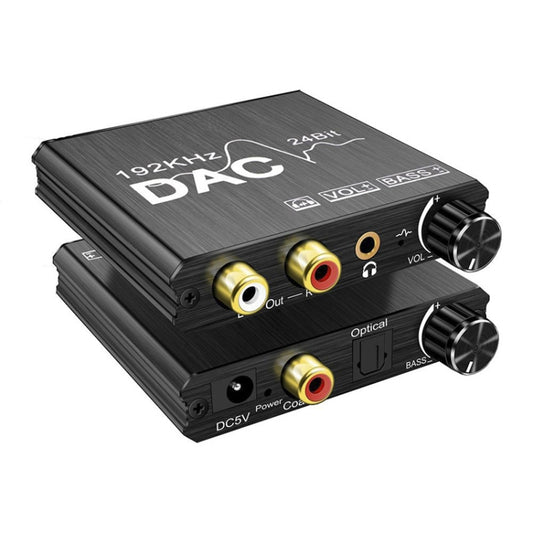 Digital To Analog Audio Converter Stereo Extractor DAC Amplifier Optical SPDIF 192Khz 24Bit - RCA Adapter by PMC Jewellery | Online Shopping South Africa | PMC Jewellery