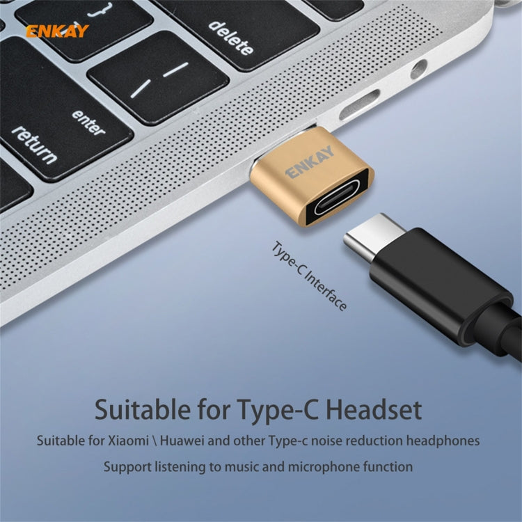 ENKAY ENK-AT105 USB Male to USB-C / Type-C Female Aluminium Alloy Adapter Converter, Support Quick Charging & Data Transmission(Red) - Type-C Adapter by ENKAY | Online Shopping South Africa | PMC TechLife | Buy Now Pay Later Mobicred