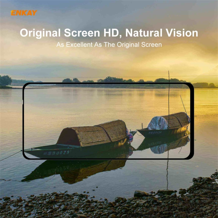 For Redmi Note 10 / Note 10S 10 PCS ENKAY Hat-Prince Full Glue 0.26mm 9H 2.5D Tempered Glass Full Coverage Film -  by ENKAY | Online Shopping South Africa | PMC TechLife | Buy Now Pay Later Mobicred