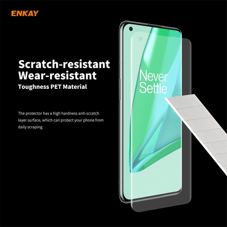 5 PCS For OnePlus 9 Pro ENKAY Hat-Prince 3D Full Screen PET Curved Hot Bending HD Screen Protector Soft Film - free shipping - PMC TechLife - Order now!