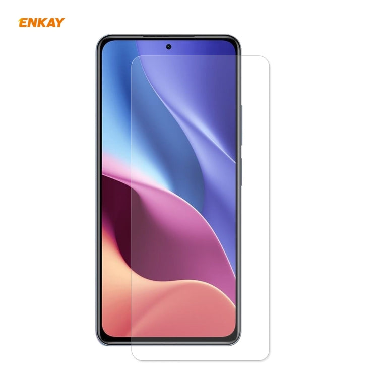 For Xiaomi Poco F3 ENKAY Hat-Prince 0.26mm 9H 2.5D Curved Edge Tempered Glass Film - free shipping - PMC TechLife - Order now!