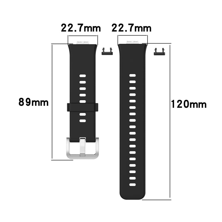 For Huawei Watch Fit TIA-B09 Silicone Watch Band(wine red) - Watch Bands by PMC TechLife | Online Shopping South Africa | PMC TechLife | Buy Now Pay Later Mobicred