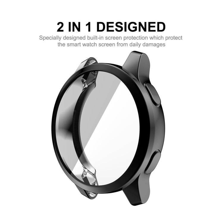 Compatible with Garmin Venu 2S 40mm / Vivoactive 4S 40mm ENKAY Hat-Prince Full Coverage Electroplate TPU Soft Case(Black) - Watch Cases by ENKAY | Online Shopping South Africa | PMC TechLife | Buy Now Pay Later Mobicred