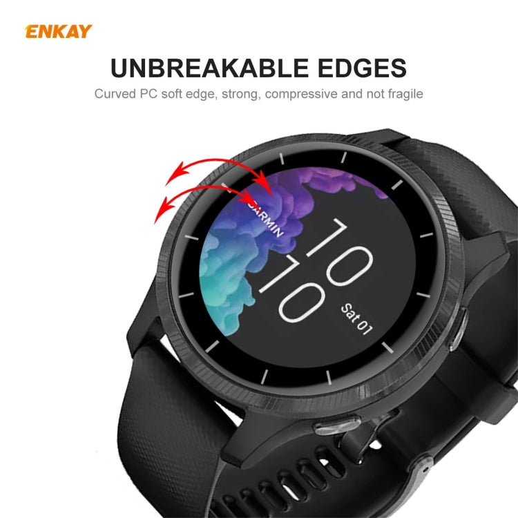 For Venu 2 / Vivoactive 4 45mm 10 PCS ENKAY Hat-Prince 3D Full Screen Soft PC Edge + PMMA HD Screen Protector Film - free shipping - PMC TechLife - Order now!