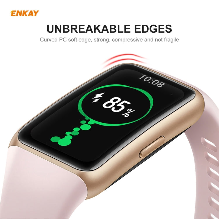 For Huawei Band 6 / Honor Band 6 10 PCS ENKAY Hat-Prince 3D Full Screen Soft PC Edge + PMMA HD Screen Protector Film - free shipping - PMC TechLife - Order now!