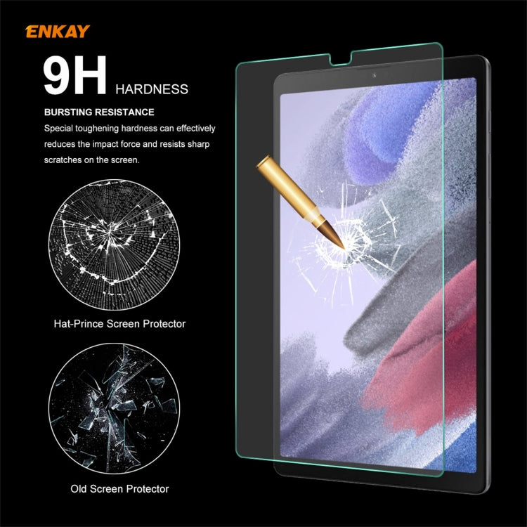2 PCS For Samsung Galaxy Tab A7 Lite 8.7 T220 / T225 ENKAY Hat-Prince 0.33mm 9H Surface Hardness 2.5D Explosion-proof Tempered Glass Protector Film - For Samsung Tab by ENKAY | Online Shopping South Africa | PMC TechLife | Buy Now Pay Later Mobicred