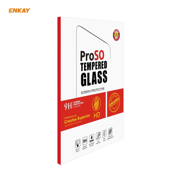 2 PCS For Samsung Galaxy Tab A7 Lite 8.7 T220 / T225 ENKAY Hat-Prince 0.33mm 9H Surface Hardness 2.5D Explosion-proof Tempered Glass Protector Film - For Samsung Tab by ENKAY | Online Shopping South Africa | PMC TechLife | Buy Now Pay Later Mobicred