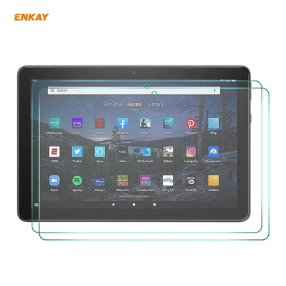 2 PCS For Amazon Fire HD 10 / HD 10 Plus 2021 ENKAY Hat-Prince 0.33mm 9H Surface Hardness 2.5D Explosion-proof Tempered Glass Protector Film - Others by ENKAY | Online Shopping South Africa | PMC Jewellery