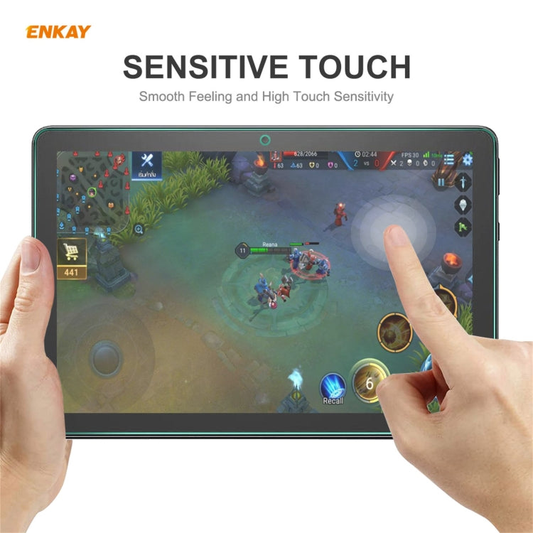 2 PCS For Amazon Fire HD 10 / HD 10 Plus 2021 ENKAY Hat-Prince 0.33mm 9H Surface Hardness 2.5D Explosion-proof Tempered Glass Protector Film - free shipping - PMC TechLife - Order now!