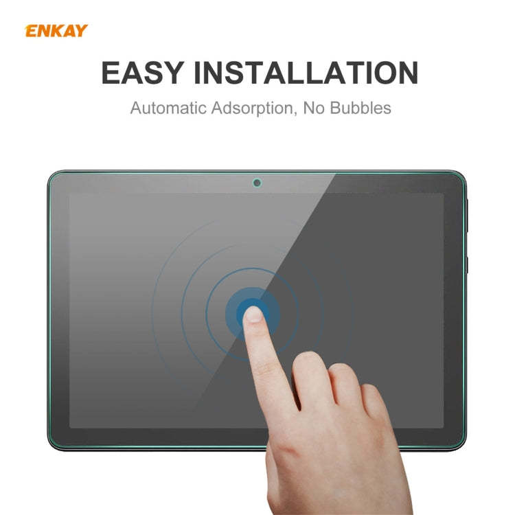 2 PCS For Amazon Fire HD 10 / HD 10 Plus 2021 ENKAY Hat-Prince 0.33mm 9H Surface Hardness 2.5D Explosion-proof Tempered Glass Protector Film - free shipping - PMC TechLife - Order now!